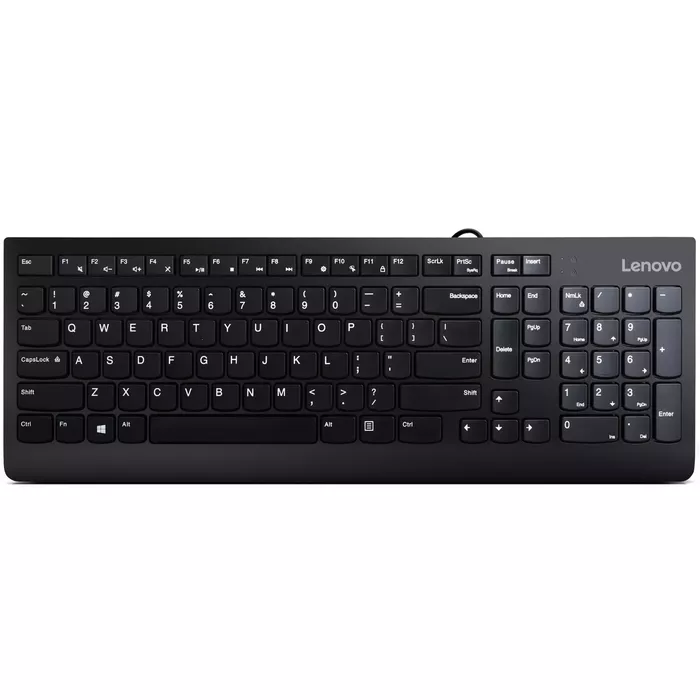 Tastatūra LENOVO 300 USB - US Black ENG (GX30M39655) - foto 2