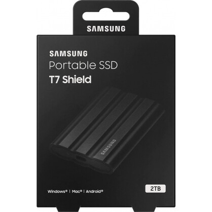 Ārējie cietie diski un SSD SAMSUNG Portable T7 Shield 2TB USB Type-C (MU-PE2T0S/EU) - foto 3