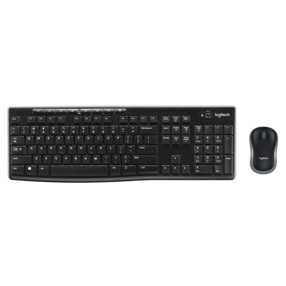 Clavier + souris LOGITECH MK270 Wireless Combo - BLACK - NORDIC (920-004535)
