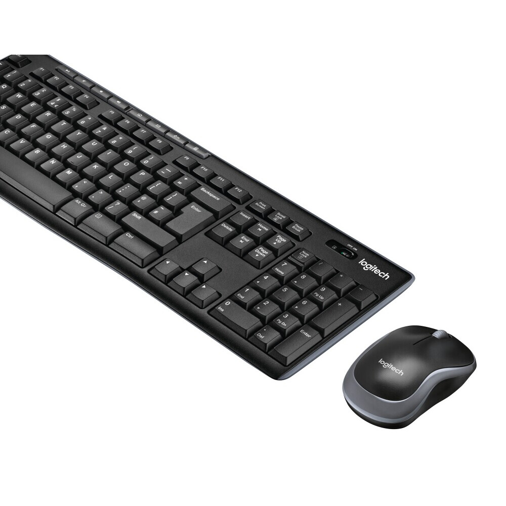 Clavier + souris LOGITECH MK270 Wireless Combo - BLACK - NORDIC (920-004535) - photo 3