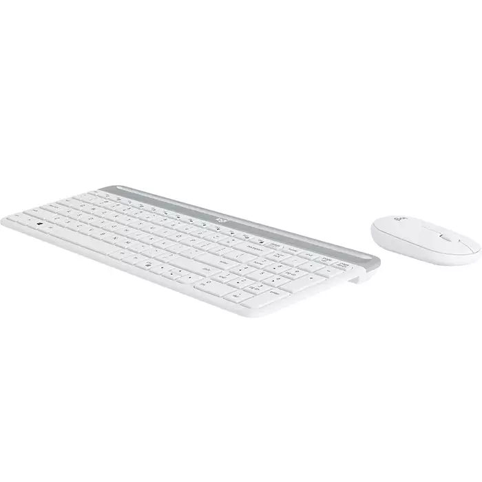 Tastatūra + pele LOGITECH MK470 Slim Wireless Combo - OFF-WHITE - NORDIC (920-009201) - foto 2