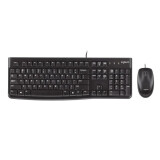 Tastatūra + pele LOGI MK120 corded Desktop black USB (US) (920-002563)