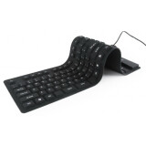 Tastatūra GEMBIRD KB-109F-B Flexible (KB-109F-B)