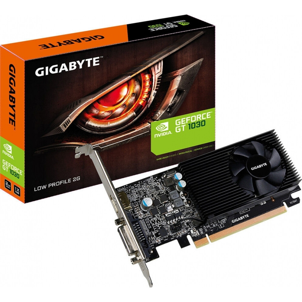 Carte graphique GIGABYTE GeForce GT 1030 2GB GDDR5 (GV-N1030D5-2GL)
