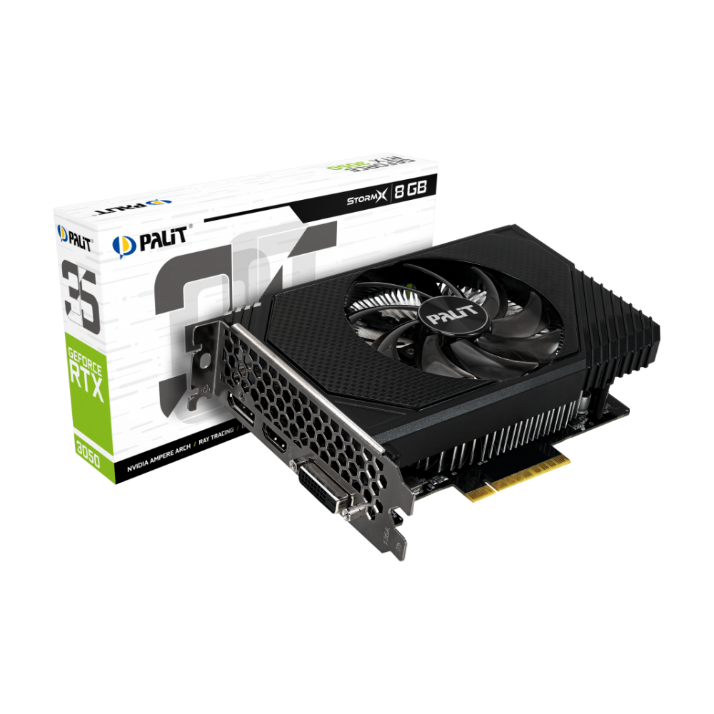 Videokarte PALIT RTX3050 StormX 8GB GDDR6 (NE63050018P1-1070F) - foto 5