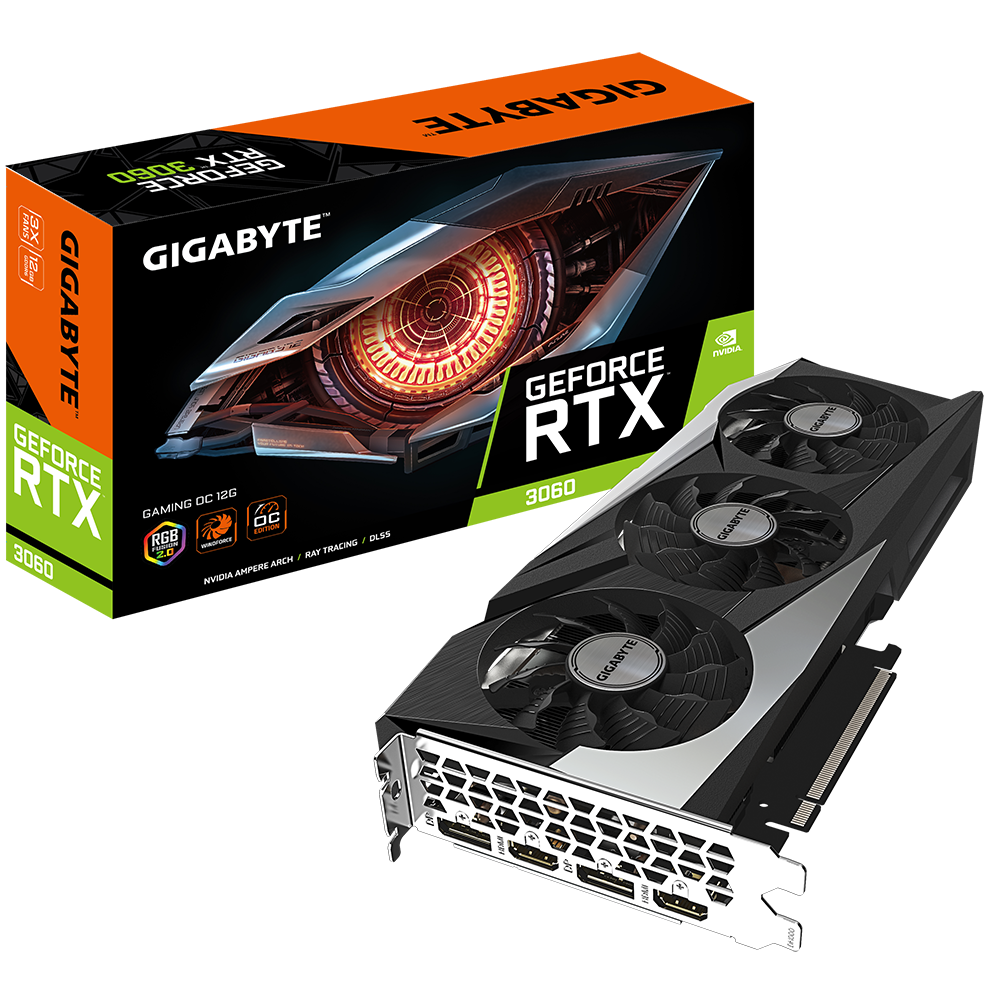Videokarte GIGABYTE NVIDIA GeForce RTX 3060 12 GB GDDR6 (N3060GAMINGOC-12GD2.0) - foto 8