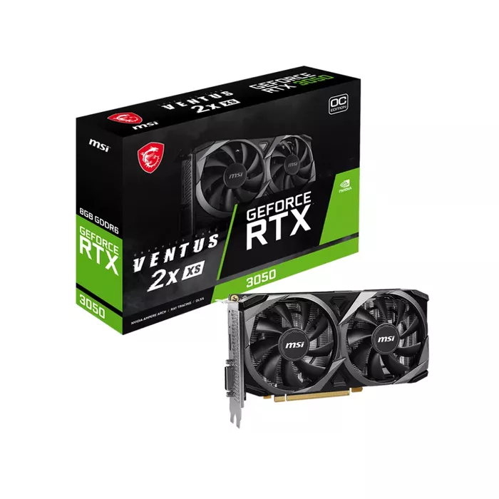 Videokarte MSI NVIDIA GeForceRTX 3050 VENTUS 2X XS 8G OC (RTX3050VEN2XXS8GOC) - foto 4