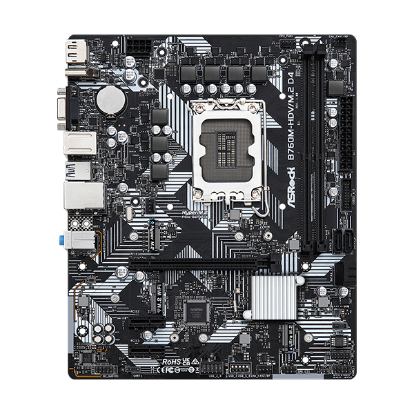 Pamatplate ASROCK B760M-HDV/M.2 D4(B760M-HDV/M.2D4) - foto 2