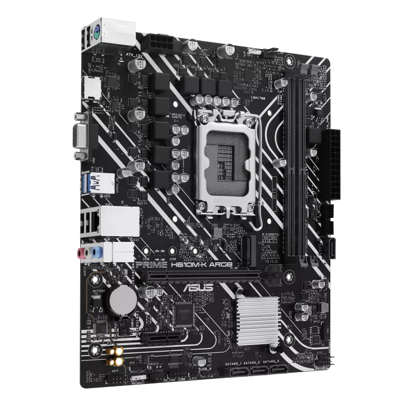 Pamatplate ASUS Intel H610 LGA1700 Micro-ATX (PRIMEH610M-KARGB) - foto 2