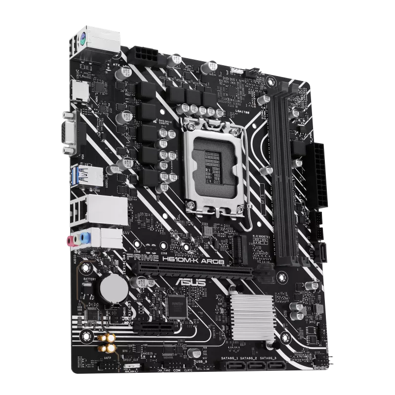 Pamatplate ASUS Intel H610 LGA1700 Micro-ATX (PRIMEH610M-KARGB) - foto 3