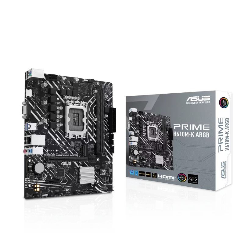 Pamatplate ASUS Intel H610 LGA1700 Micro-ATX (PRIMEH610M-KARGB) - foto 6
