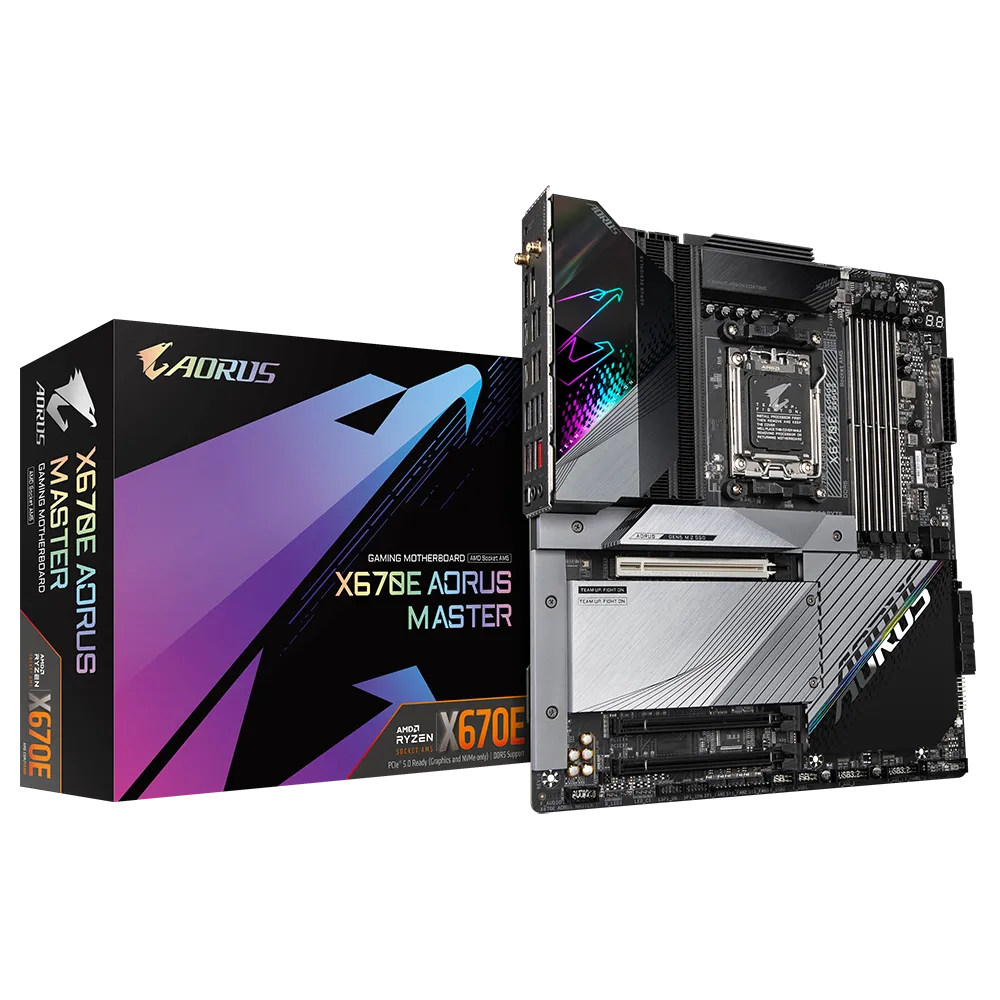 Pamatplate GIGABYTE X670E AORUS MASTER (X670EAORUSMASTER1.1)