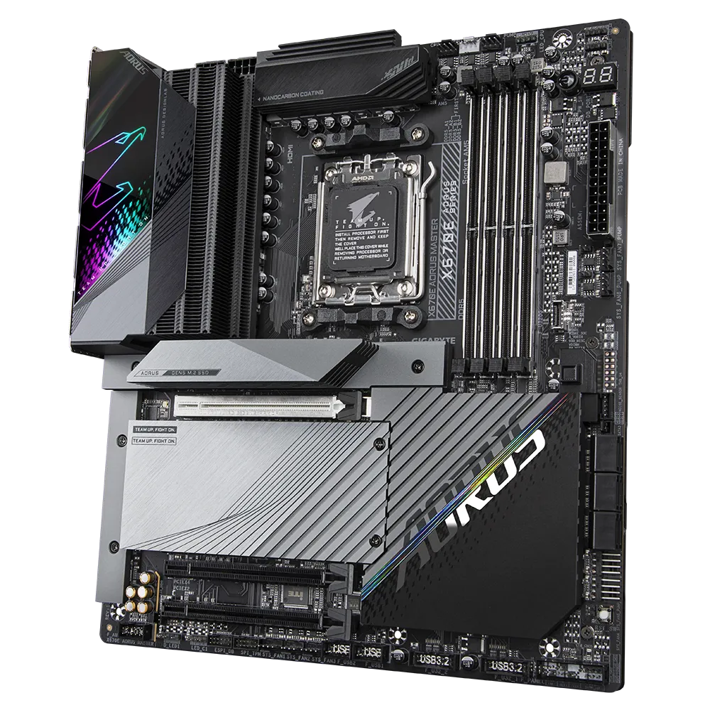 Pamatplate GIGABYTE X670E AORUS MASTER (X670EAORUSMASTER1.1) - foto 4