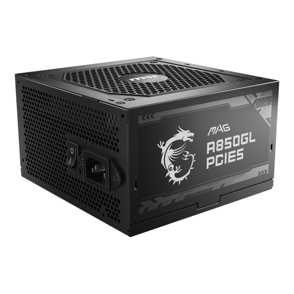 Barošanas bloks MSI 850 Watts Efficiency 80 PLUS GOLD (MAGA850GLPCIE5) - foto 2