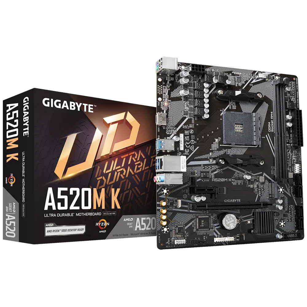 Pamatplate GIGABYTE AMD A520 SAM4 Micro-ATX (A520MK)
