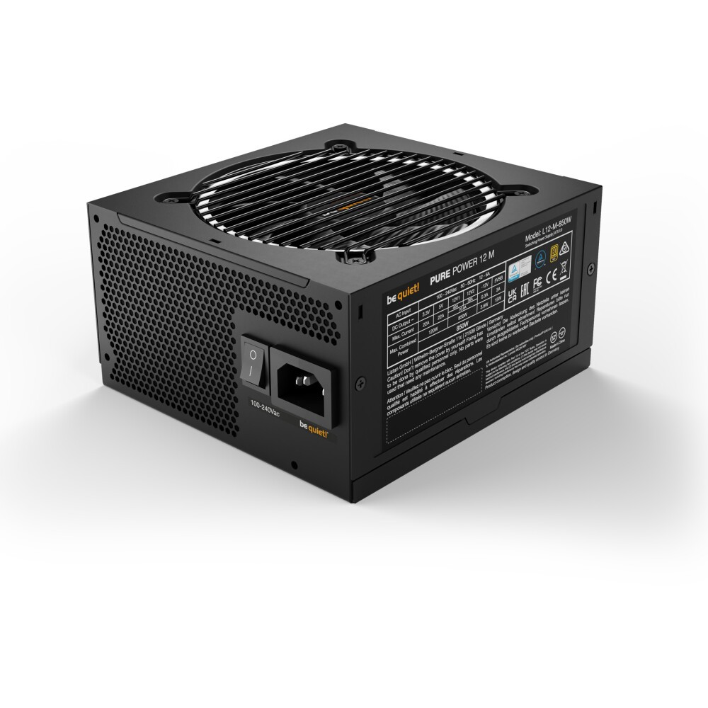 Barošanas bloks Be Quiet Pure Power 12 M 850W (BN344) - foto 3