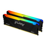 Operatīvā atmiņa KINGSTON FURY Beast RGB 32GB 3600 MHz DDR4 CL18 Kit of 2x16GB (KF436C18BB2AK2/32)