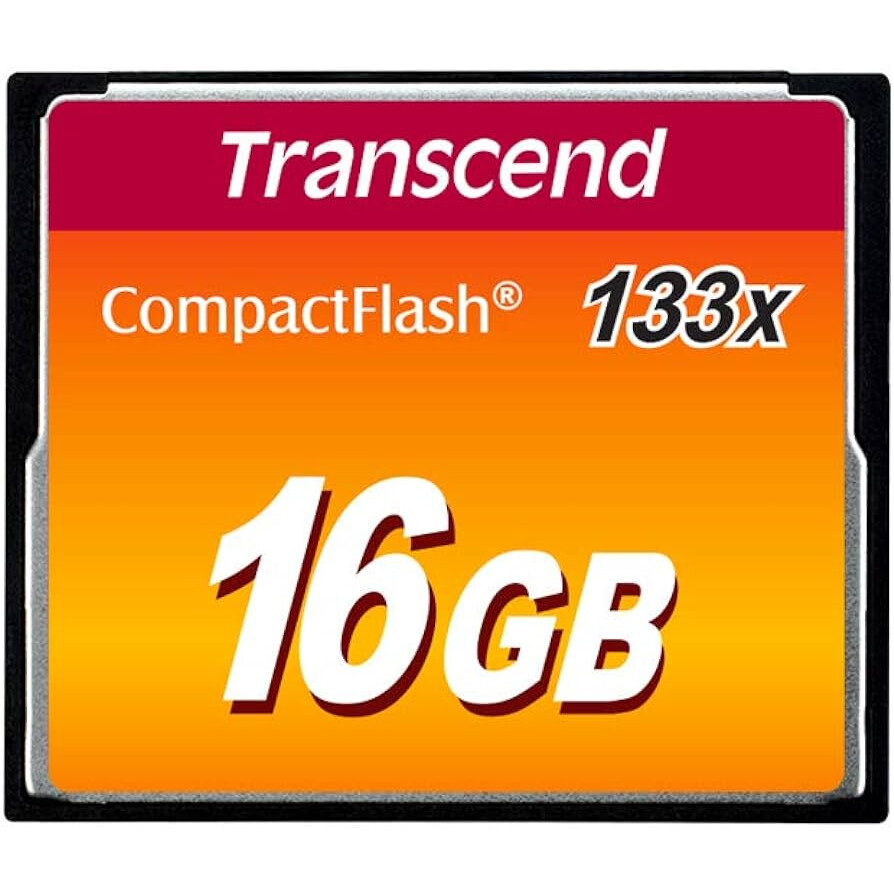 Atmiņas kartes 16Gb Compact Flash Transcend 133x (TS16GCF133)