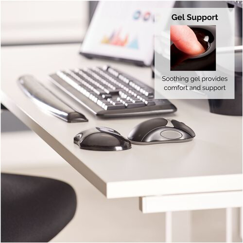 Peles paliktnis FELLOWES WRIST SUPPORT/BLACK (9112301)