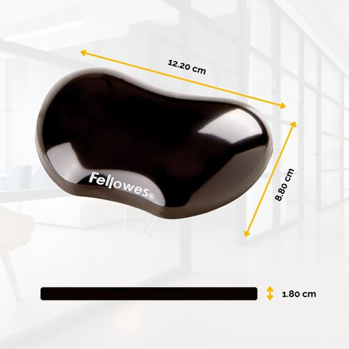 Peles paliktnis FELLOWES WRIST SUPPORT/BLACK (9112301) - foto 2