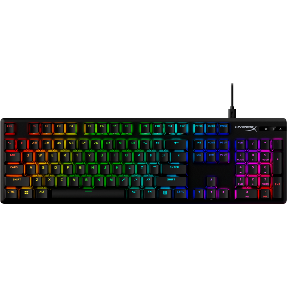 Tastatūra HYPERX ALLOY ORIGINS PBT HX/BLUE (639N4AA/ABA) - foto 3