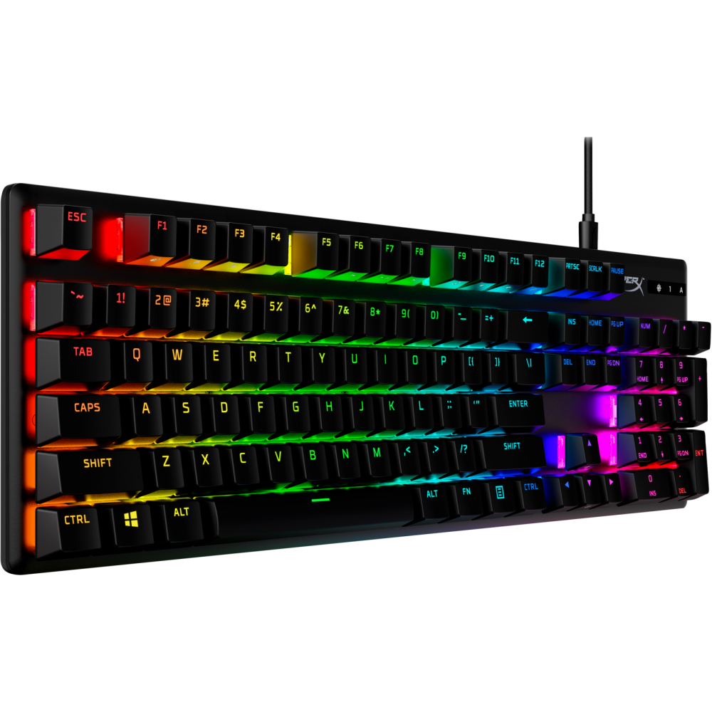 Tastatūra HYPERX ALLOY ORIGINS PBT HX/BLUE (639N4AA/ABA) - foto 4