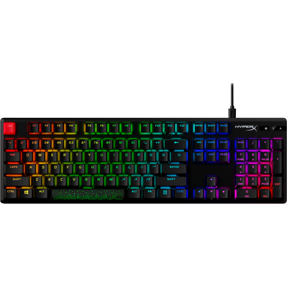 Tastatūra HYPERX ALLOY ORIGINS PBT HX/BLUE (639N4AA/ABA) - foto 5