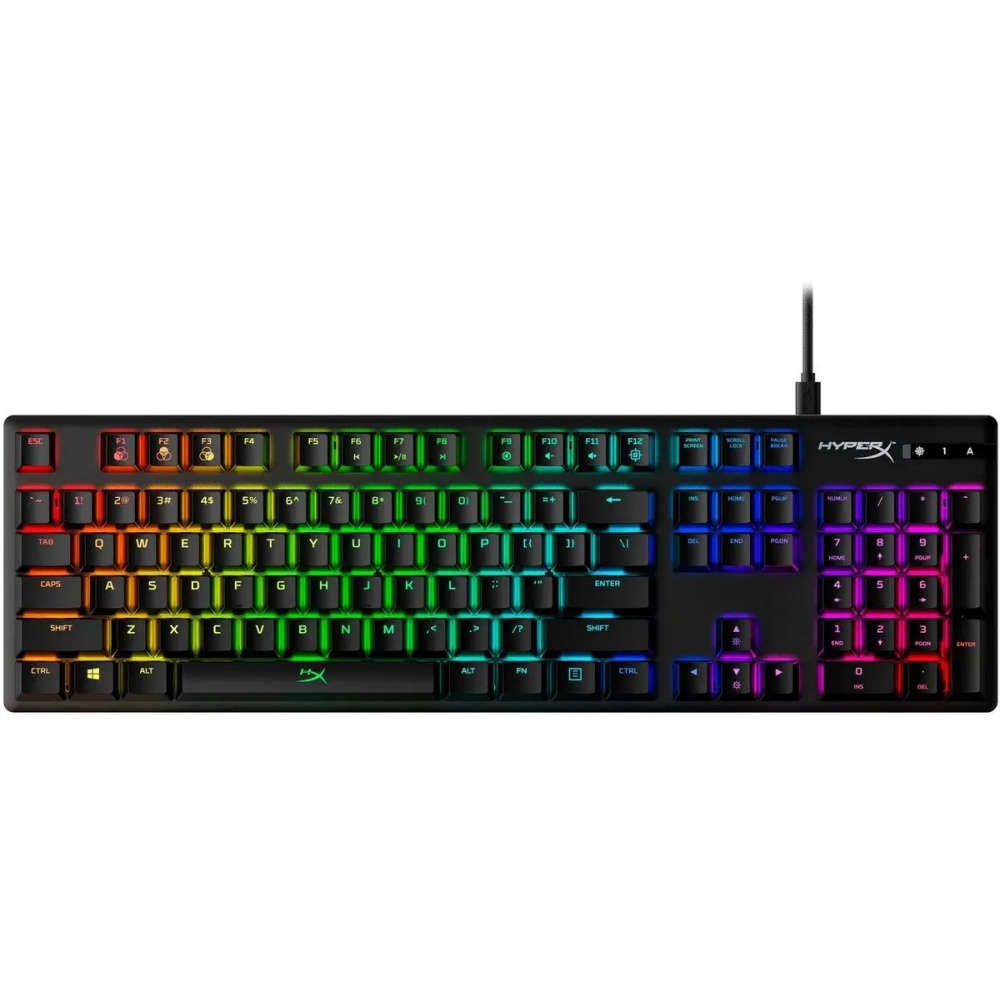 Tastatūra HYPERX GAMING MECHANICAL HX-KB6AQX-US Black ENG (4P5N9AA/ABA) - foto 5