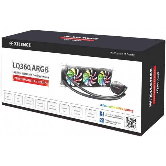 Cooler XILENCE MULTI SOCKET/LQ360.ARGB (XC980) - foto 2