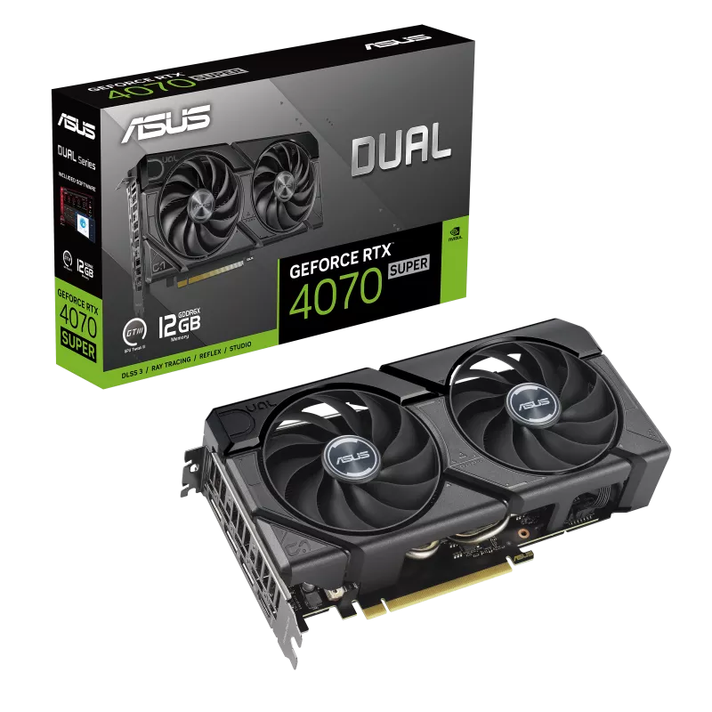 Videokarte ASUS Dual GeForce RTX 4070 SUPER EVO 12G (90YV0KC1-M0NA00) - foto 7
