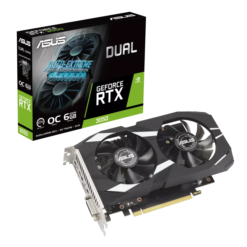 Videokarte ASUS NVIDIA GeForce RTX 3050 6 GB GDDR6 (DUAL-RTX3050-O6G) - foto 10
