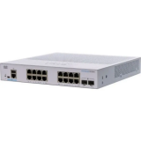 Slēdzis (komutators) CISCO CBS350 Managed 16-port GE Ext PS (CBS350-16T-E-2G-EU)