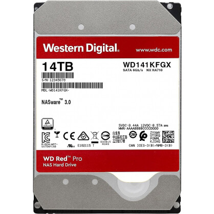 Cietais disks WESTERN DIGITAL Red Pro 14TB (WD142KFGX) - foto 2
