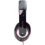 Austiņas GEMBIRD BOSTON Black/Red (MHS-BOS)