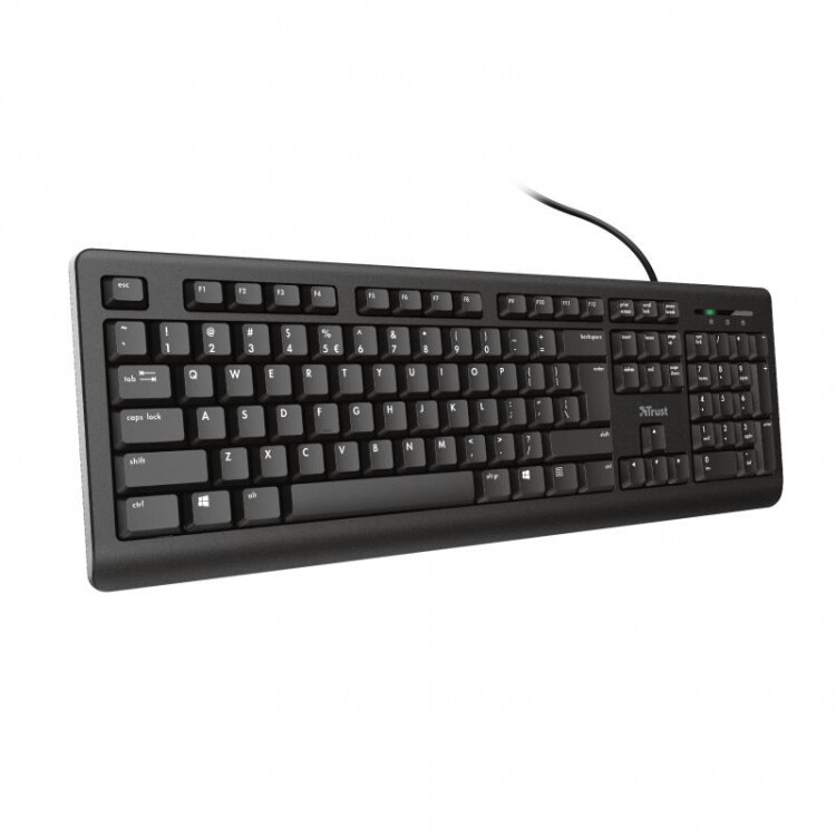 Tastatūra TRUST USB PRIMO/ENG (23880)