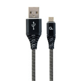 GEMBIRD USB Type-A (m) - USB micro-B (m) Premium 1m (CC-USB2B-AMMBM-1M-BW)