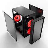 Datoru korpuss GEMBIRD Midi-Tower PC case 3 fans (CCC-FORNAX-960R)