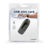 Karšu lasītājs GEMBIRD SD-USB mini card reader (FD2-SD-1)