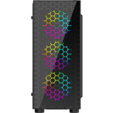 Datoru korpuss GEMBIRD Gaming ARGB case Fornax 500 black (CCC-FC-500)