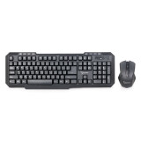 Tastatūra + pele GEMBIRD Wireless desktop set 2.4 GHz (KBS-WM-02)