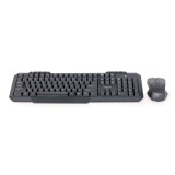 Tastatūra + pele GEMBIRD Wireless desktop set 2.4 GHz (KBS-WM-02)