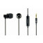 Austiņas GEMBIRD Metal earph (MHS-EP-CDG-B) - foto 2