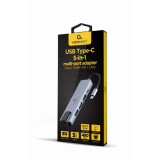 USB hub GEMBIRD USB Type C (A-CM-COMBO5-04)