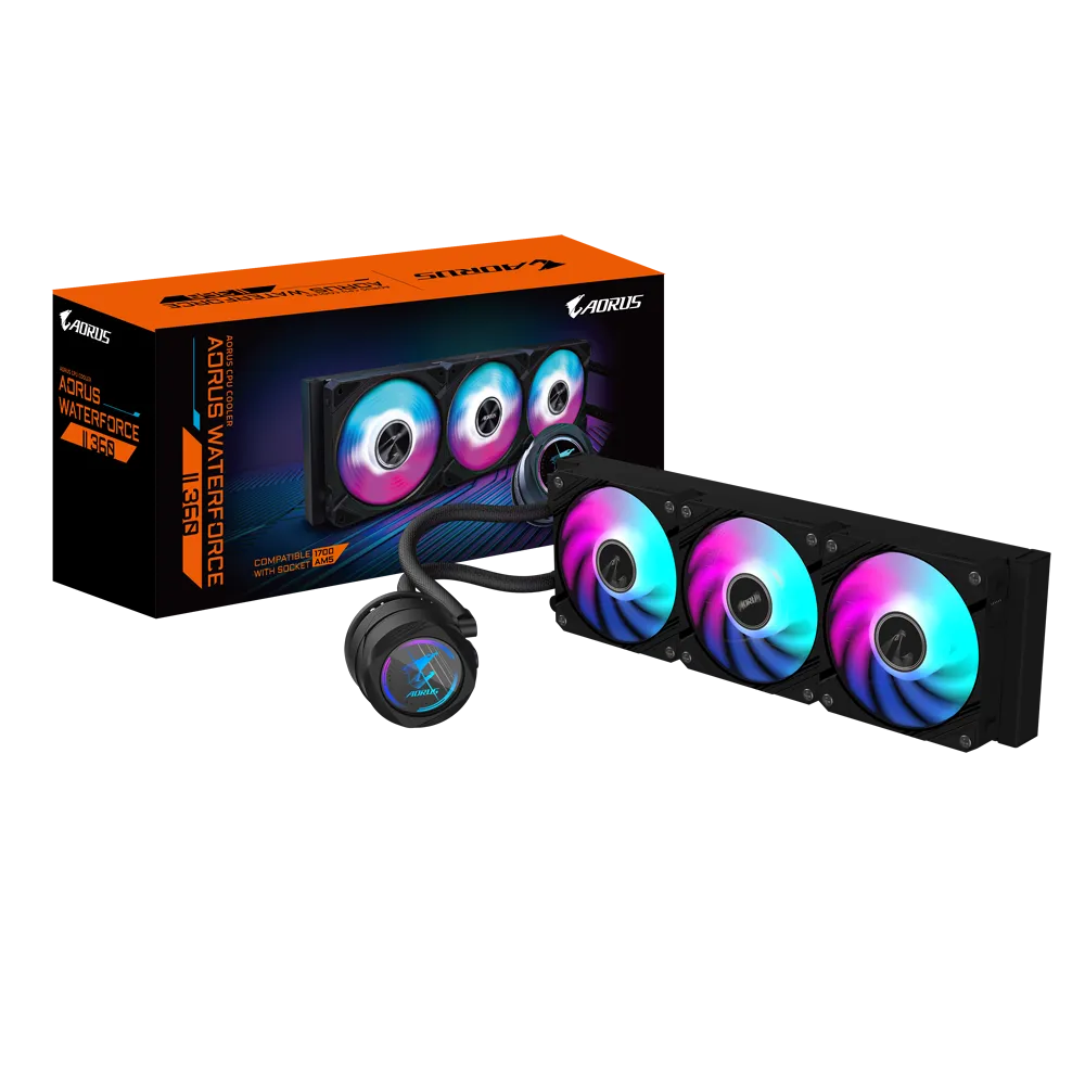 Dzesētājs GIGABYTE AORUS WATERFORCE II 360 (AORUS WATERFORCE II 360) - foto 5