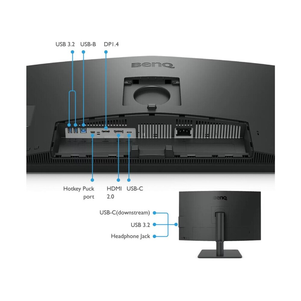 Monitors BENQ PD2706U 27'' IPS (9H.LLJLB.QBE) - foto 7