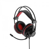 Austiņas MEDIARANGE GAMING GS300/BLACK/RED (MRGS300)