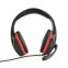 Austiņas GEMBIRD GHS-03 GAMING Black/Red (GHS-03)