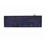 Keyboard GEMBIRD MULTIMEDIA USB ENG/BLACK (KB-UML3-02)