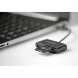 Karšu lasītājs GEMBIRD UHB-CR3-02 compact USB Type-C (UHB-CR3-02)