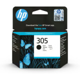 Kārtridžs HP 305 Black Original Ink Cartridge (3YM61AE/301)
